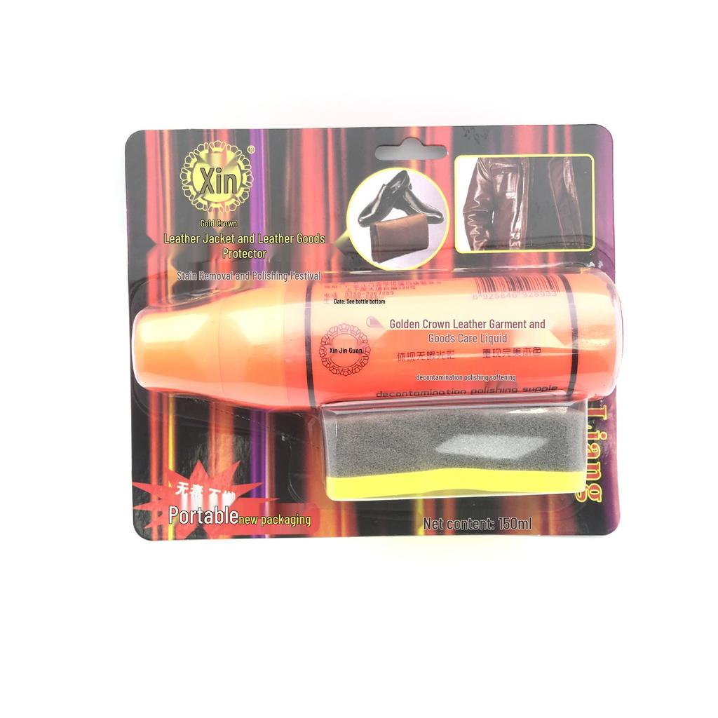 150ml Leather Care Kit with Sponge Wipe: Leather Maintenance and Protection Spray