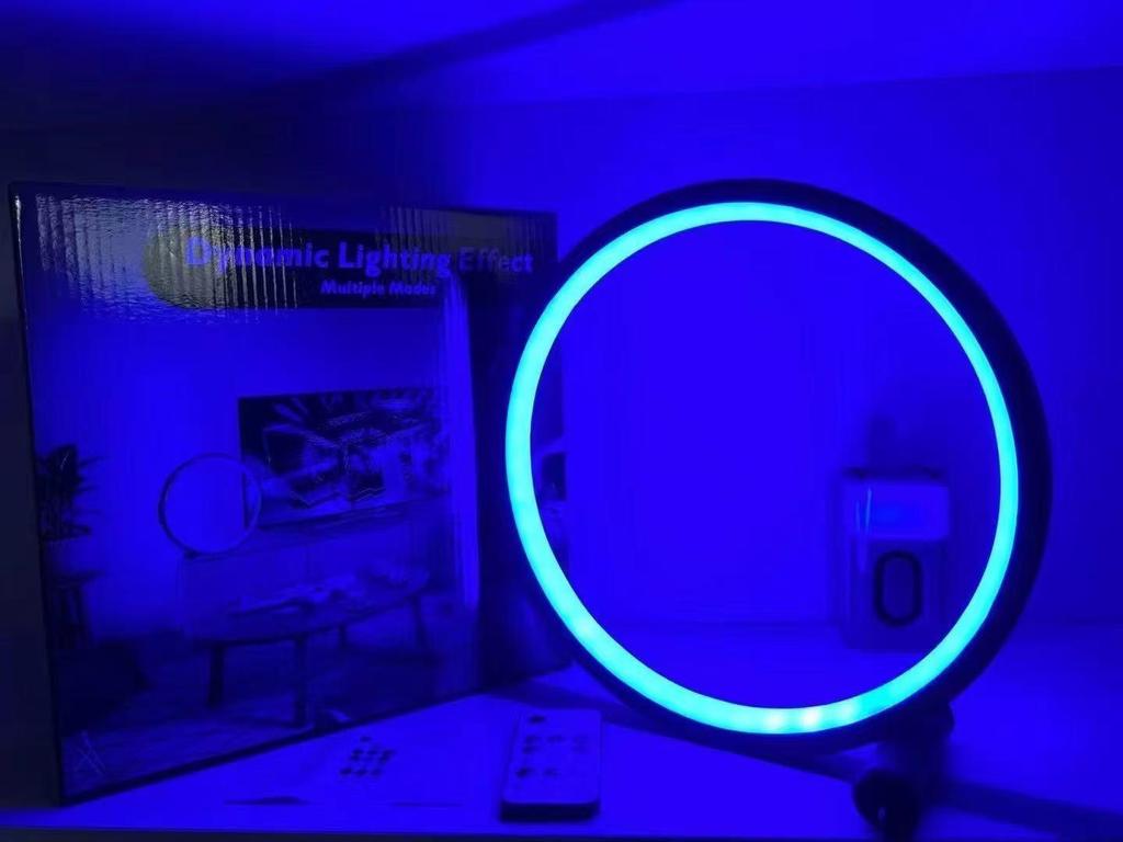 2025 RGB Dreamy Creative Table Lamp – E-Sports Atmosphere Ring Light