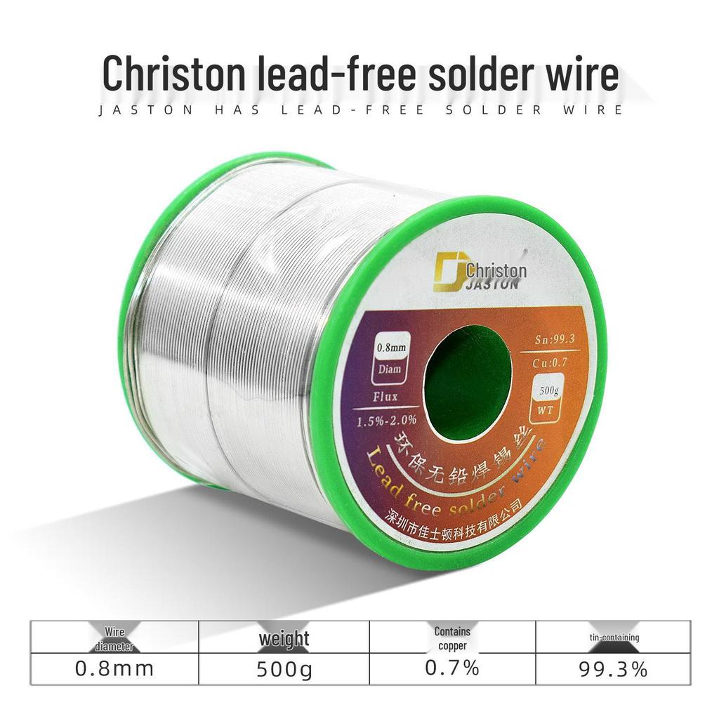 Christon Lead-Free Rosin Core Solder Wire - No-Clean, Easy-to-Use for Soldering Iron and Tin.