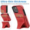 High Quality PU Leather Protective Credit Card Slots Foldable Kickstand Phone Case for iPhone 16 Pro Max 15 Plus 14 13 12 11