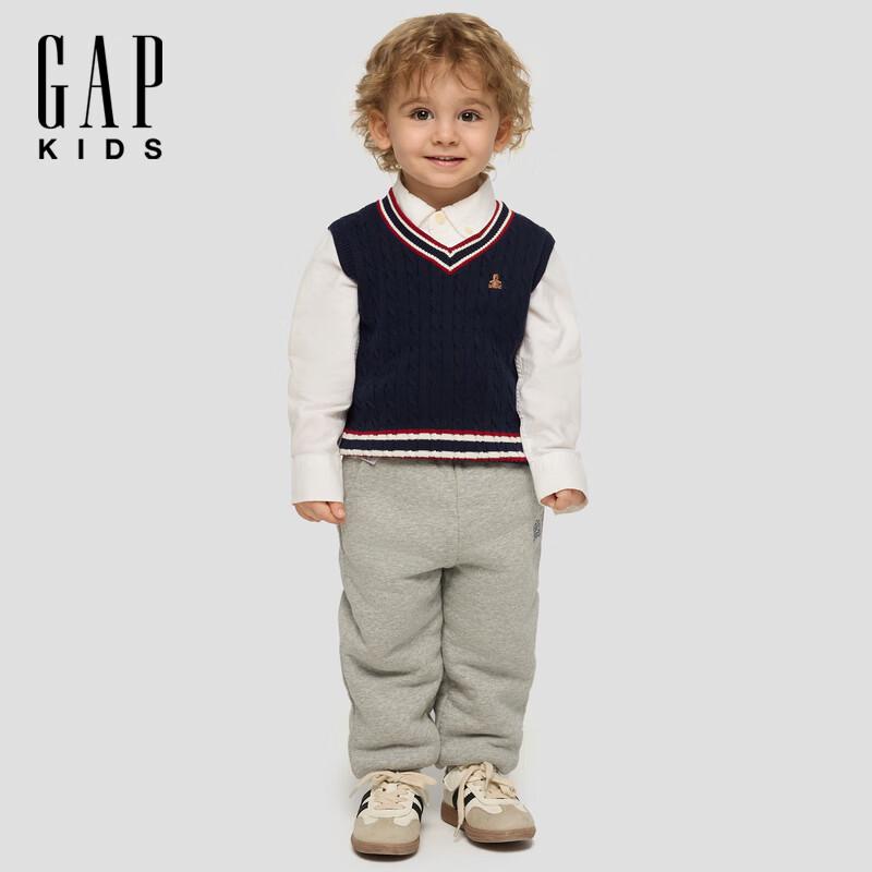 Gap Toddler Boys  Embroidered Logo Fleece Sweatpants 110/53
