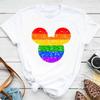 Minne Mouse Head Printed Cotton TShirt Womens Design Trend Aesthetic Fashion   TShirt Top Short Sleeve