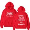 Rapper Destroy Lonely Hoodies I Dont Trust Forgive or Forget Text Letters Graphic Printing Autumn Winter Fleece Sweatshirts