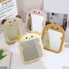 Cartoon Desktop Mirror Women Girls Makeup Mirrors Dormitory Dressing Mirror Gift