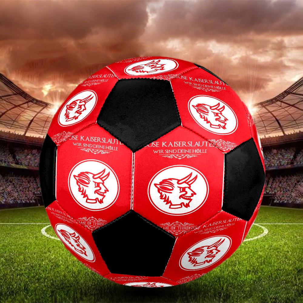 Kaiserslautern Pallone da Calcetto Indoor Colorato Cucito a Macchina PVC Misura 5 Pronto per Allenamento di Squadra e Competizione Resistente Alta Rimbalzabilità Fantastico Regalo Sportivo