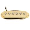 Musiclily Pro Staggered Alnico 5 Bridge Pickup for Strat Electric Cream ST-FAT50S Single-Coil Guitar,