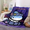 Customiz Name Personality Jeff the Land Shark  Blanket Soft &Warm Sofa Office Bed Travel Lunch Break Blanket, Gift Suitable All Seasons