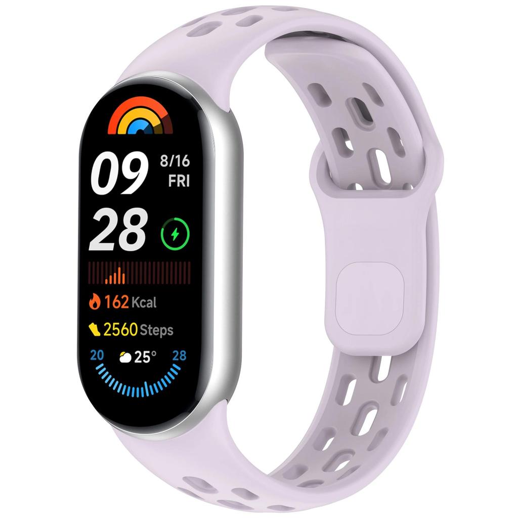 Silikonový řemínek pro Xiaomi Mi Band 10 Příslušenství Sportovní prodyšný Náramek Pásek na zápěstí pulseira correa pro Xiaomi Mi band 9 8