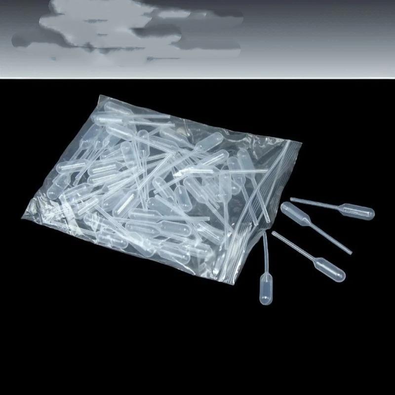 50Pcs 4Ml Plastic Pipettes Disposable Safe Plastic Eye Dropper For Silicone Mold Uv Epoxy Resin Craft Jewelry Making