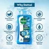 Dettol Icy Cool Body Wash and Shower Gel Bottle for Men | Goodness of Salicylic Acid | Menthol Freshness | 250ml (Pack of 3)