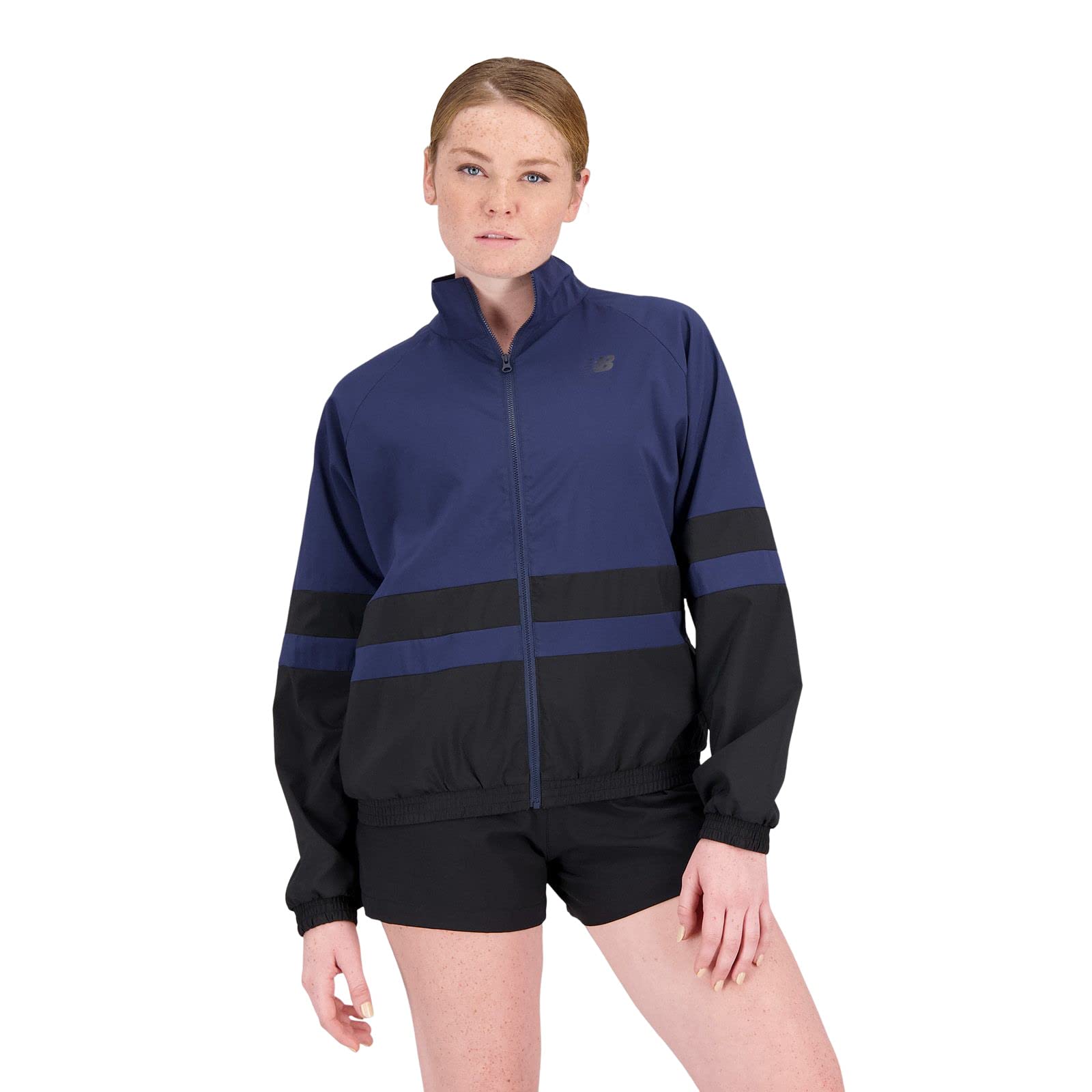 

Jacket Relentless Woven Jacket WJ31174 NNY S [New Balance] (WJ31174) Women s (NB Navy)