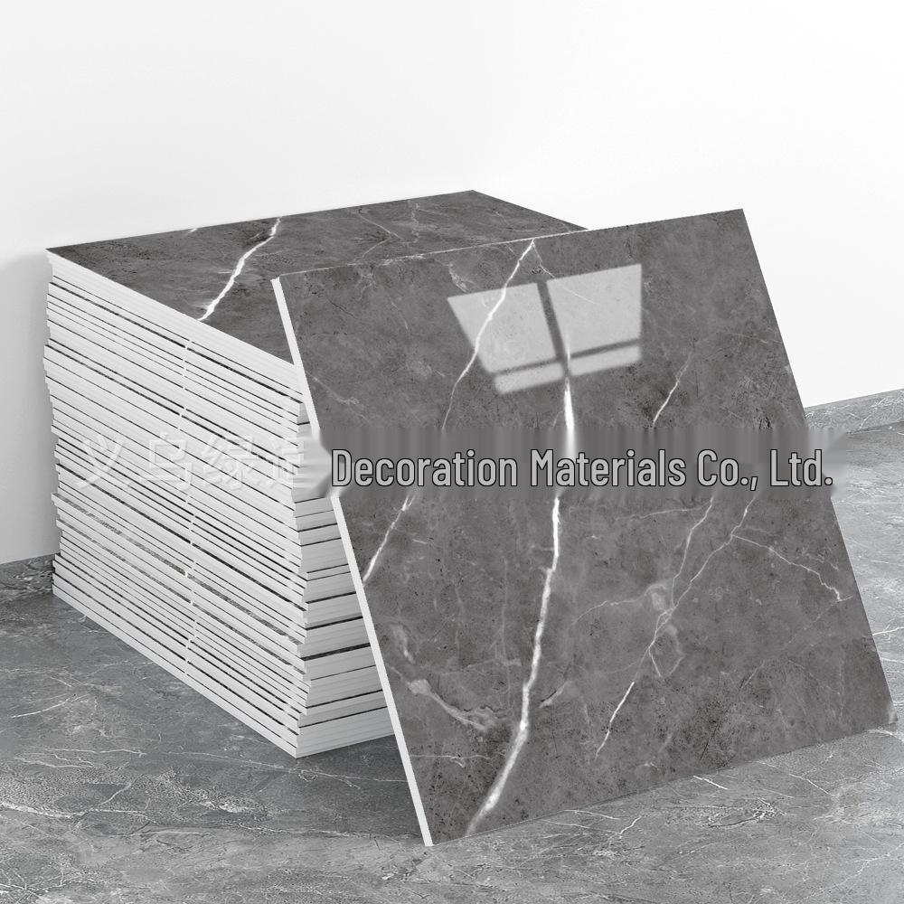 Self-Adhesive Pink Marble Wallpaper: Waterproof, Heat-Resistant Wall Sticker with Aluminum Plastic Panel