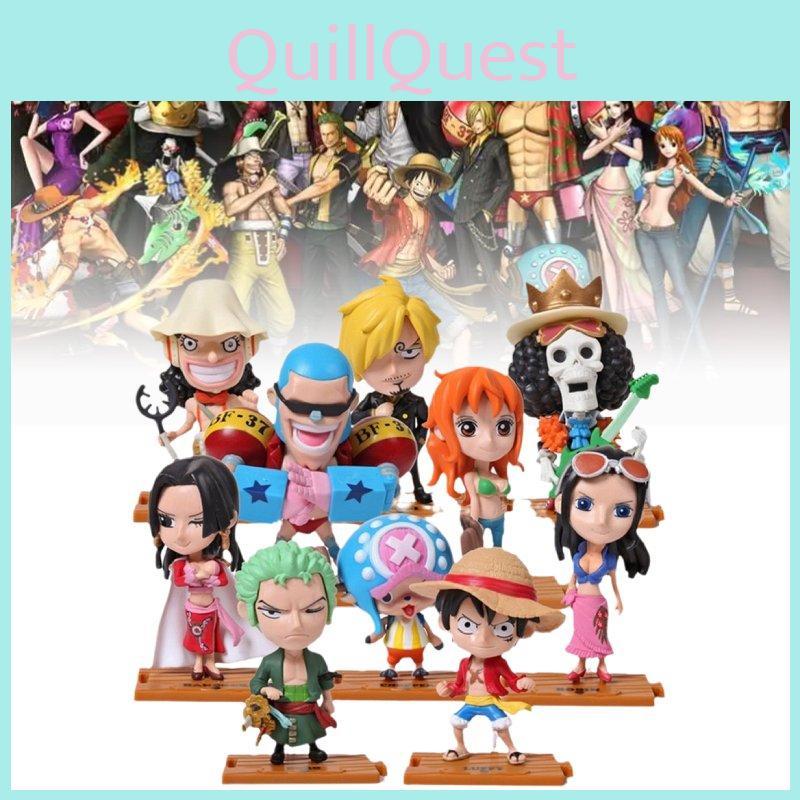 Premium Quality Action Figures Set With Luffy Zoro Chopper And Boa Hancock Toys