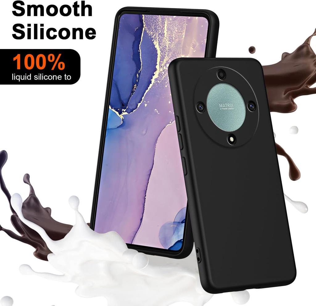 Flexible Flüssigsilikon TPU Hülle Für Honor Magic 7 6 Lite Magic 5 Pro X9c X9b X9a Schutzhülle Fundas Coque Capa