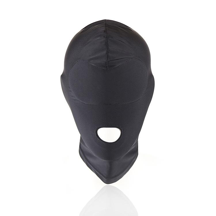 Fetish Slave  Bondage Restraints Sex Mask Mouth Eye Open Head Harness Elasticity Blindfold for Couple New Exotic Accessories