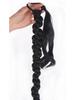 26 inch Long ponytail with rubber band twisted braid, hair extension synthetic braided ponytail
