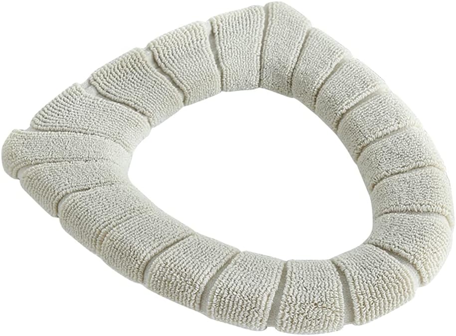 Washable Toilet Seat Cover – Stretchable Cushion Pad for Bathroom, Reusable Washable Soft Mat, Universal Fit Cold Weather