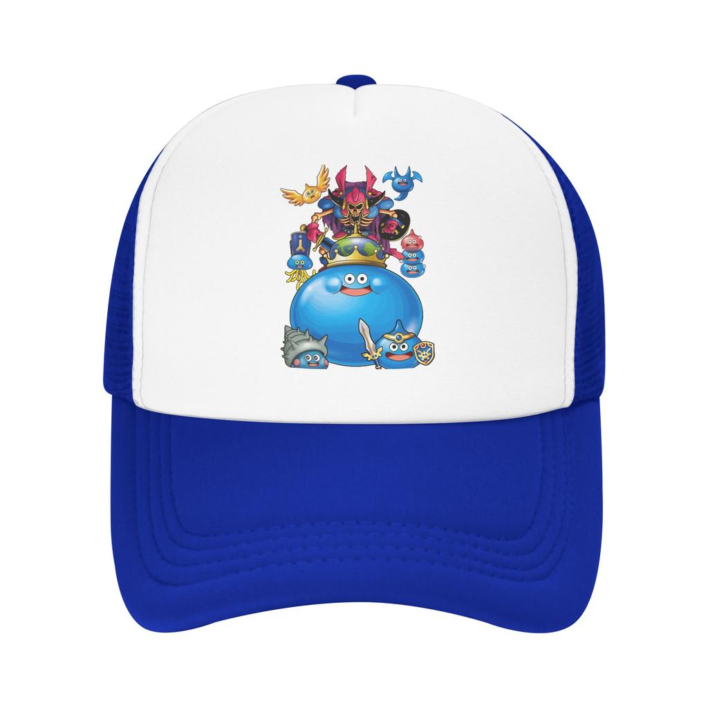 Dragon Quest slime Foam Trucker Hat Unisex Cooling Breathable Mesh Golf Cap Hat Sturdy Sun Hat Adjustbale