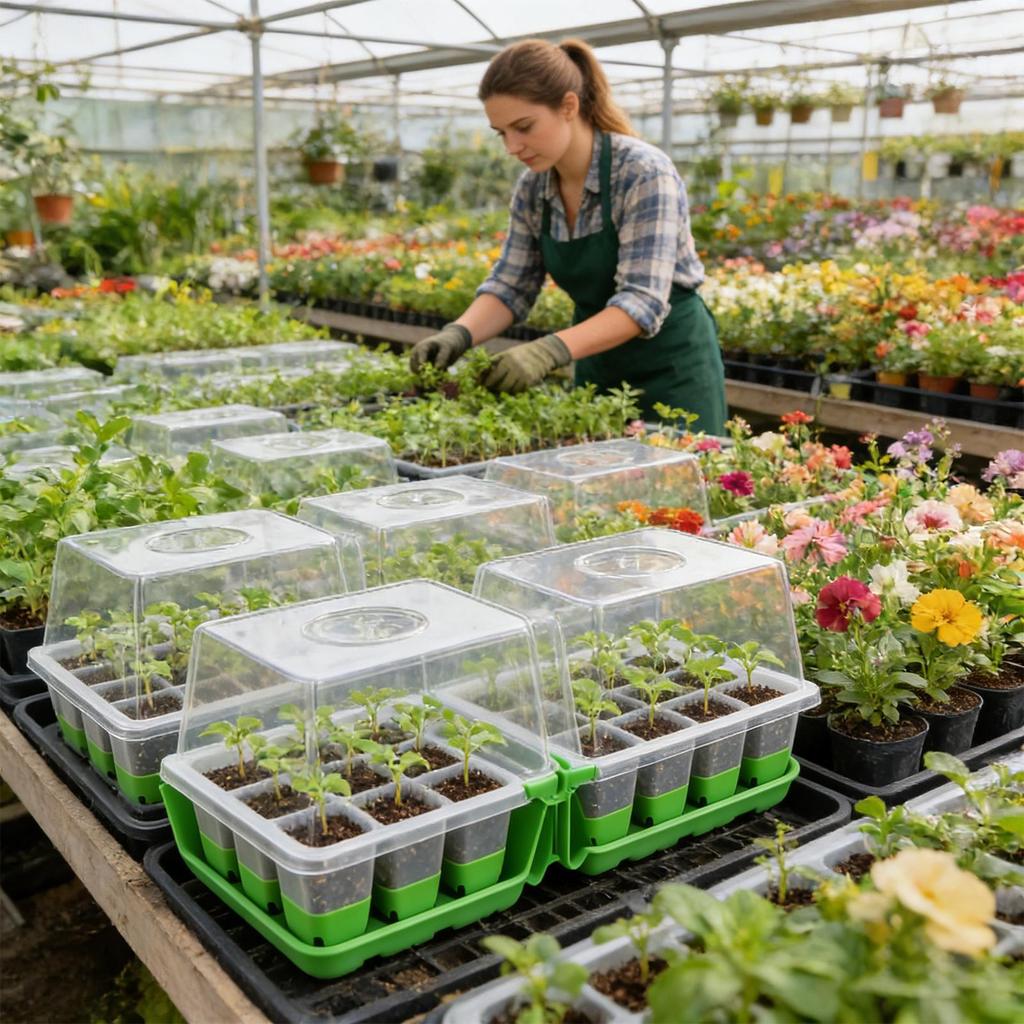 Silicone 12 Hole Seedling Pot Silicone Seedling Starter Trays For Starting Plant Seeds Garden Plant Nursery Pot For Tomato