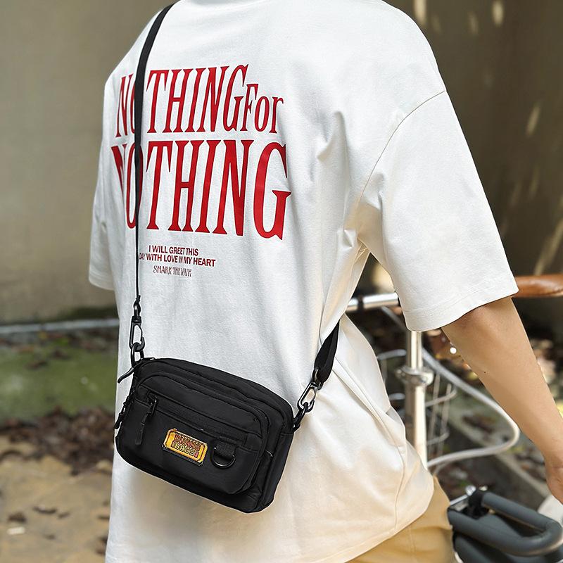 Commuter Men'S Small Bag, Mobile Phone Bag, Tide Brand Casual Messenger Bag, Boys' Light Travel Backpack, Shoulder Bag, Women'S Portable Bag