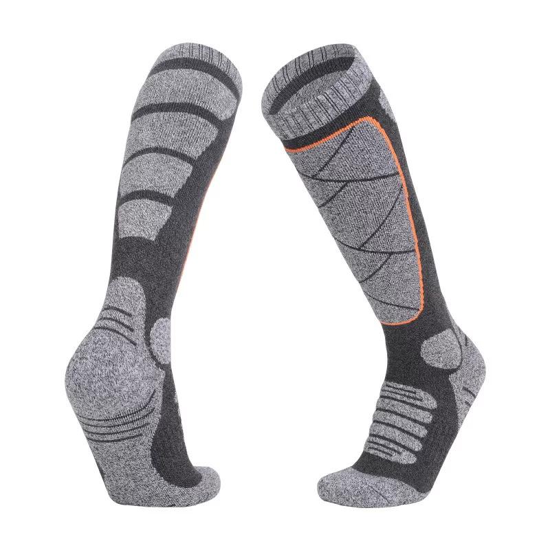 Ski Socks Unisex Thickened High Long Tube Adult and Children Heattech Outdoor Quick-Drying Climbing Socks Towel Bottom Athletic Socks