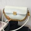 Retro casual small bag women's autumn new messenger bag women's underarm bag fashion women's bag small square bag