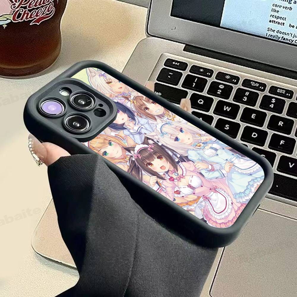 

Chocola Nekopara For IPhone 17 16 15 14 13 12 11 Pro Max Plus Phone Case Covers iPhone 15 pro