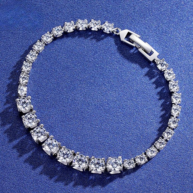Bracelet tête de taureau en argent Sterling S925 pour femmes, Style coréen, à la mode, plein de diamants