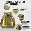 Tactical Water Bottle Pouch, Military Army Molle Water Pouches Carrier Holder for Hiking Camping Outdoor Sport Travel