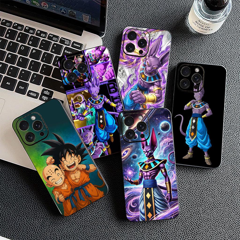 Beerus Dragons Balls Goku DragonBalls Phone Case for OPPO A80 A18 A16 A40 A17 A15 A38 A78 A79 A54 A57 A12 A60 4G 5G Cover