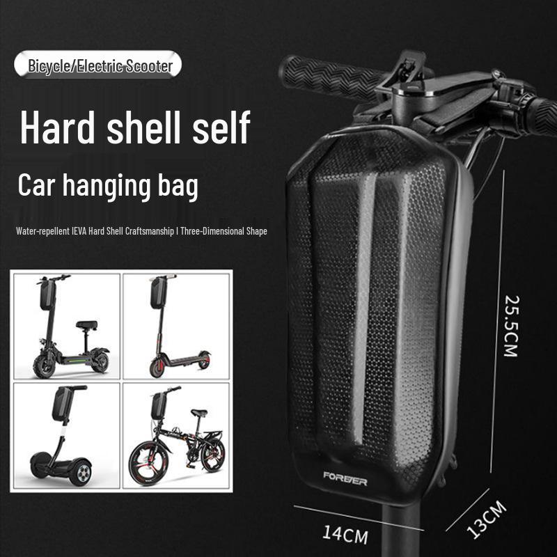 Universal Hard Shell Handlebar Bag for Bikes and Scooters