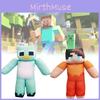 Brinquedos de Pelúcia Minecraft Milo e Chip com Enchimento de Algodão PP para Decoração de Sala de Jogos Infantil