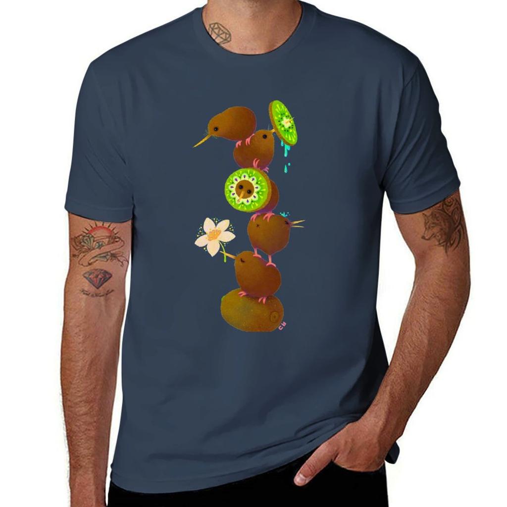 Kiwi TShirt Casual Loose Daily Wear TShirt