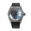 CORUM 39.151.47 Women's watch Bubble Diamond Bezel  Wristwatch SS blue/Black
