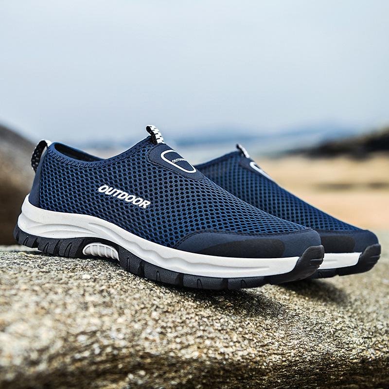 Men's Casual Shoes Summer Breathable Hollow Out Mesh Shoe Outdoor Non-slip Wading Shoes for Men Sneakers Training Shoe Man Shoes