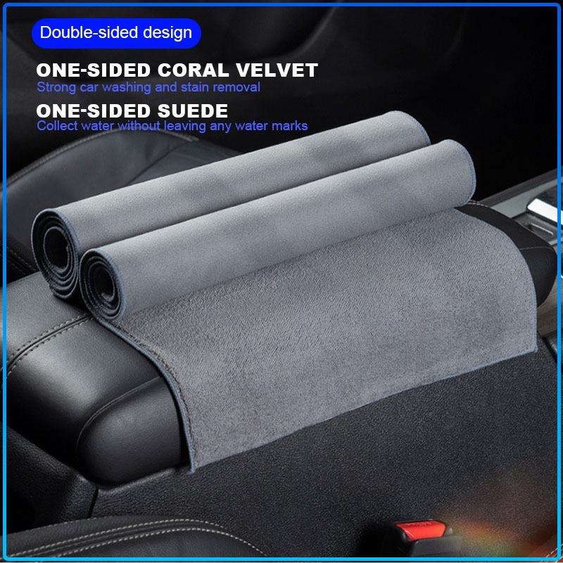 1Pcs Microfiber Cleaning Car Towel Clean Rags Emblem Car Goods For Opel Crosa D Astra H Insignia Astra J Zafira B Mokkaastra Vivaro Astra G