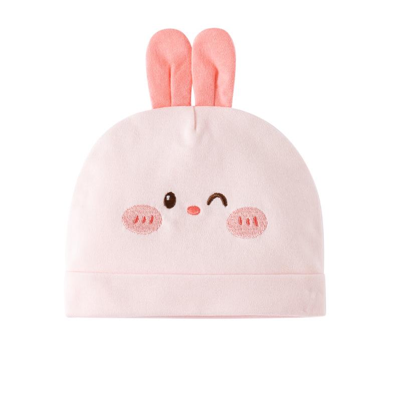 Newborn Vernix Cap - Fontanelle Protection, Pure Cotton, 0-3 Months, All-Season Baby Hat