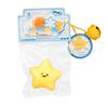 Cartoon Weather Squeeze Toy with Bell Ball Chain Stress Relief Slow Rising Star Moon Snowflake Cloud Sensory Fidget Toy Decompression Gadget