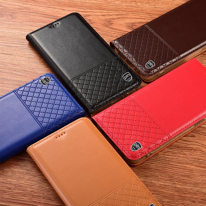 Genuine Leather Flip Case for Samsung S24Ultra & S23 - Anti-Fall, GalaxyS24+ & S23Plus - Suitable for Samsung Mobile Phones.
