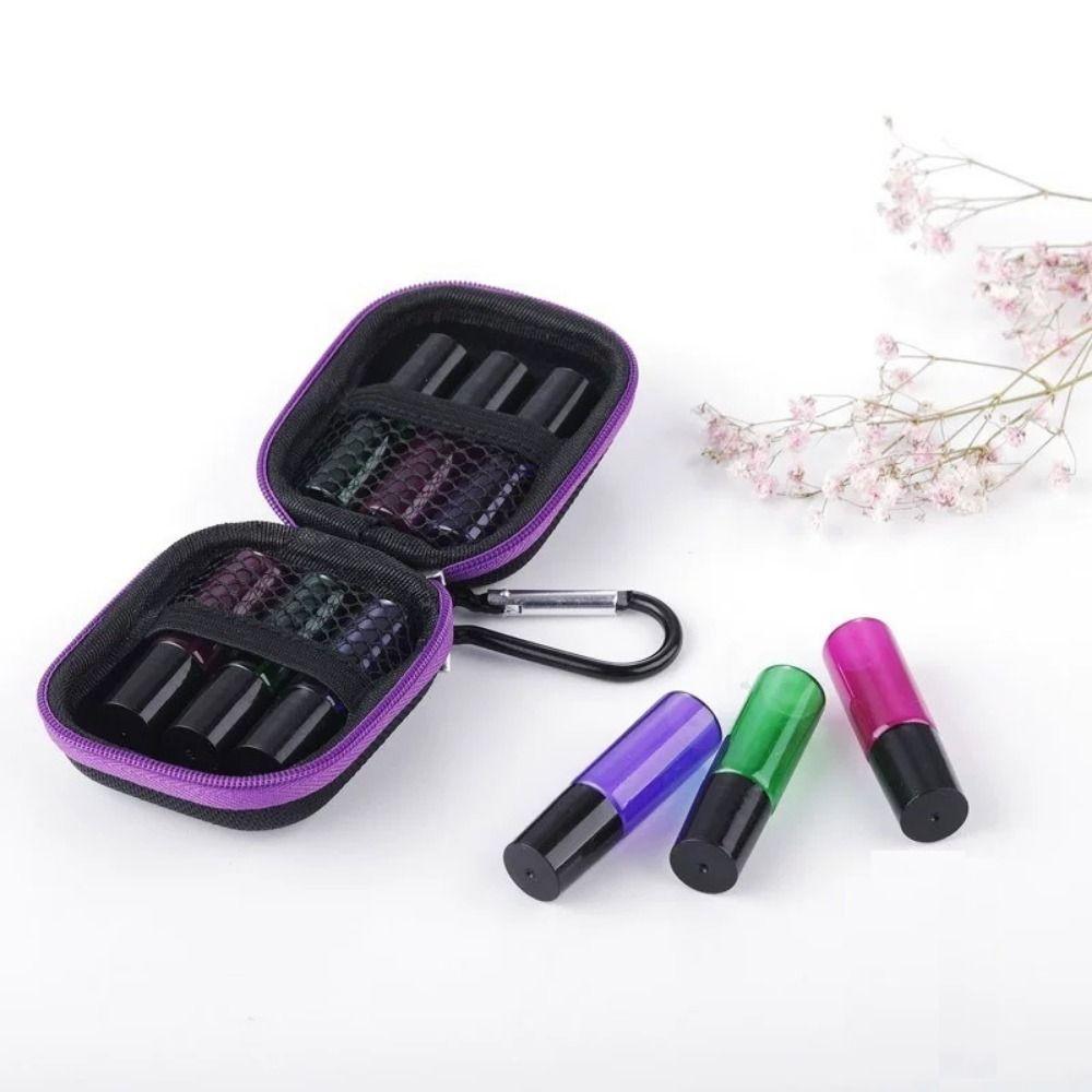 Hard Shell Essential Oil Storage Box 1-5ML Bottles Essential Oil Carrying Case  Perfume