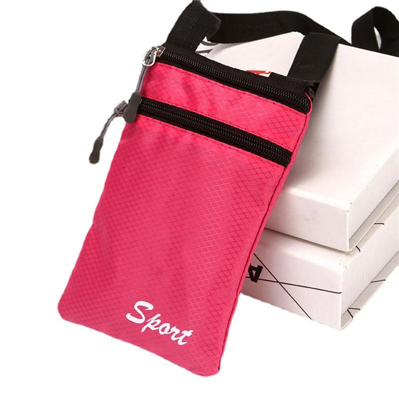 Mobile Phone Bag Simple Fashion Over The Shoulder Square Messenger Bag Letter Storage Bag Travel Phone Pouch Purse