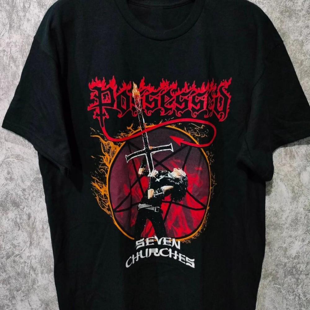 Trend POSSESSED SEVEN Band White Heavy Cotton Size S-5XL Shirt PP713 Unisex T-Shirt L