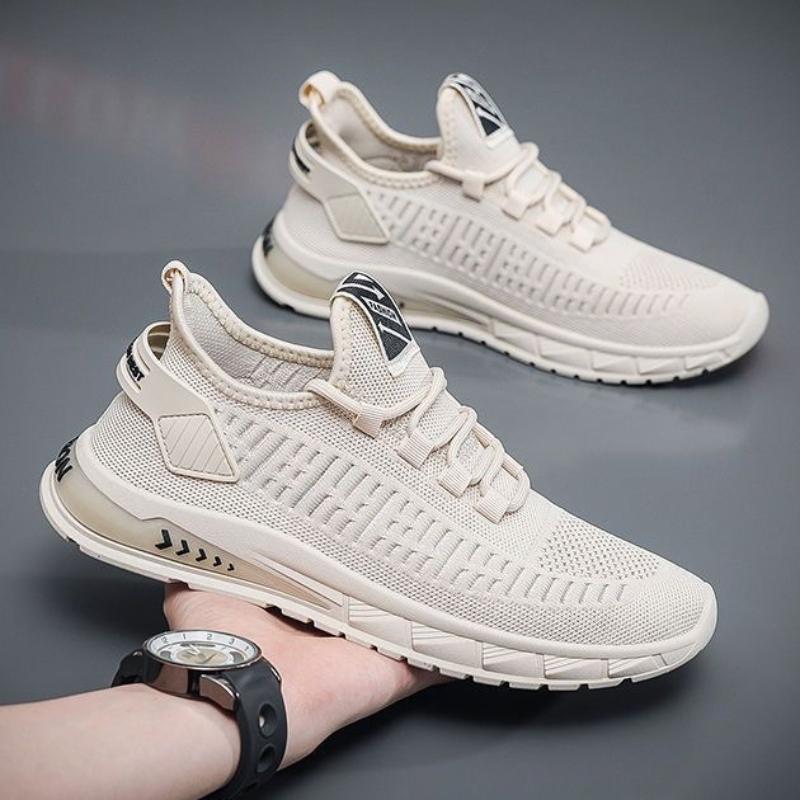 Fashion New Men Sneakers Summer Mesh Shoes Men's Casual Shoes Breathable Light Lace-Up Walking Footwear Tennis Men Masculino Zapatillas