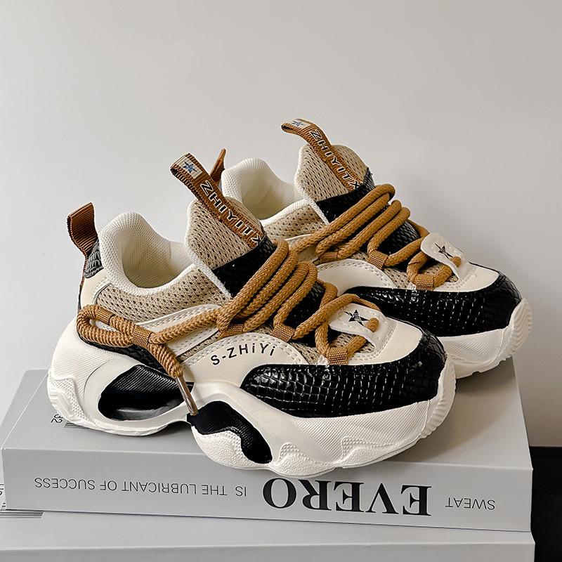 

Children s sports shoes men s shoes 2025 new autumn boys outdoor casual shoes non-slip running dad shoes breathable 31 [Inner Length 19.5CM] хакі