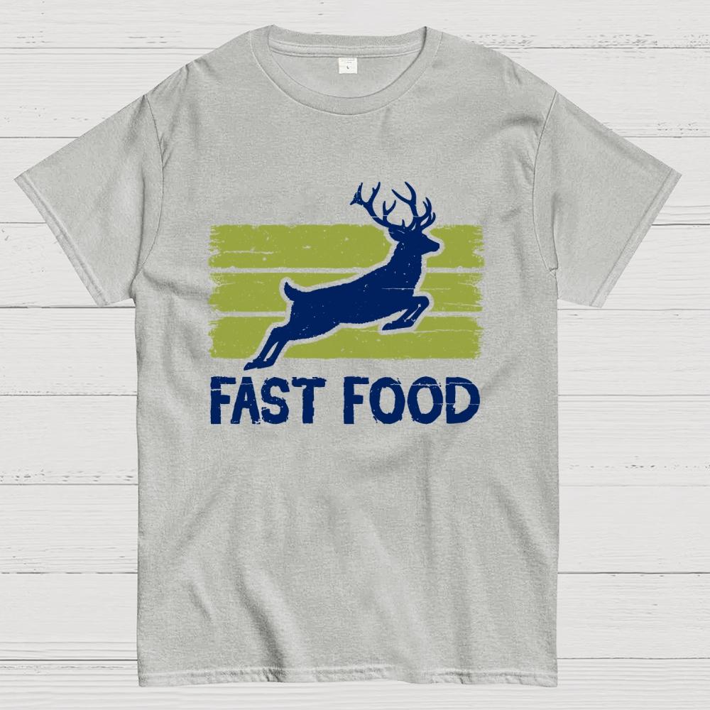 Really Fast Food Cotton Summer Casual Cool Loose T-Shirt