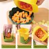 Multi-Functional Vegetable & Fruit Dicer: Onion, Potato, Cucumber & French Fry Cutter - Compact Kitchen Tool