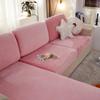 Thick Velvet Sofa Cover Solid Color Sofa Cushion Cover Elastic Slipcover All-inclusive Couch Cover Dining Room