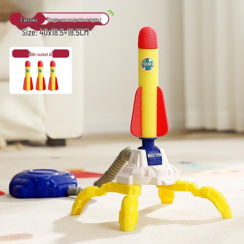 

Детская пенопластовая ракета Skyrocket со светом, бамбуковая стрекоза, пусковая установка для ракет, уличная игрушка