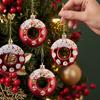 Cross-Border Christmas Donut Candy Bagel Tree Ornament