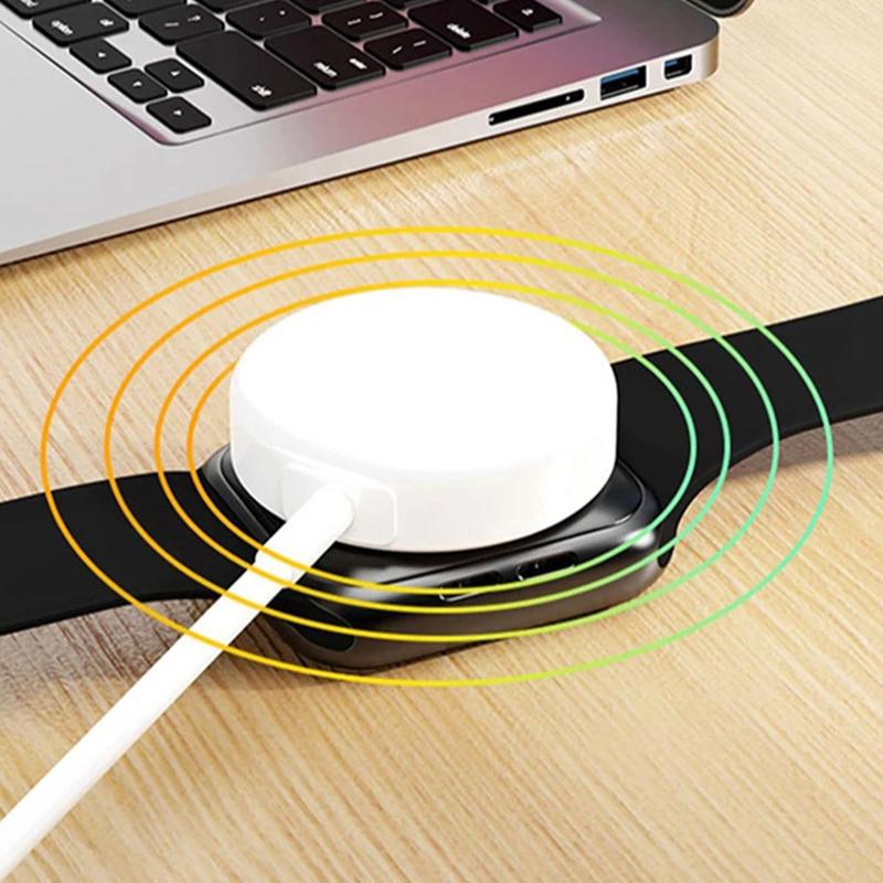 Быстрое зарядное устройство для Apple Watch USB C Беспроводное зарядное устройство для IWatch Series 9 8 7 SE 6 5 4 3 2 1 Магнитные аксессуары для быстрой зарядки